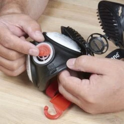 STEALTH/SM - Trend Air Stealth Respirator Mask. Small/Medium Size Half Mask With Twin P3 Rated Filters. 27 STEALTH/SM - Trend Air Stealth Respirator Mask. Small/Medium Size Half Mask With Twin P3 Rated Filters. -ToolMaster Shop 5027654058640 stealth sm action