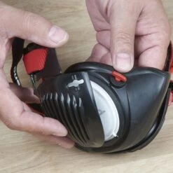 STEALTH/ML - Stealth Respirator Mask. Medium/Large Size Half Mask With Twin P3 Rated Filters. -ToolMaster Shop 5027654058657 stealth ml action 1 3