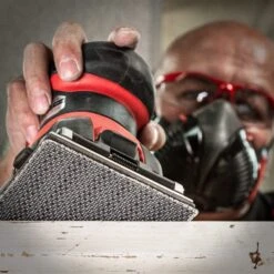 AB/QTR/120M - Mesh 1/4 Sanding Sheet 5pc 115mm X 115mm 120 Grit -ToolMaster Shop 5027654070093 ab qtr 120m feat3