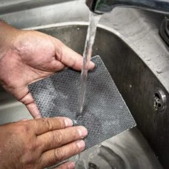 AB/QTR/240M - Mesh 1/4 Sanding Sheet 5pc 115mm X 115mm 240 Grit -ToolMaster Shop 5027654070116 ab qtr 240m feat4