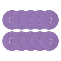 AB/225/40Z - Zirconium Random Orbital Sanding Disc 40 Grit 225mm 10pc -ToolMaster Shop 5027654071281 ab 225 40z main1