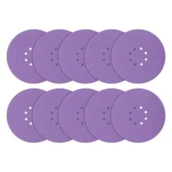 AB/225/60Z - Zirconium Random Orbital Sanding Disc 10pc 225mm 60 Grit -ToolMaster Shop 5027654071298 ab 225 60z main1