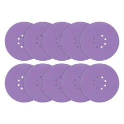 AB/225/120A - Aluminium Oxide Random Orbital Sanding Disc 120 Grit 225mm 10pc -ToolMaster Shop 5027654071311 ab 225 120a main1