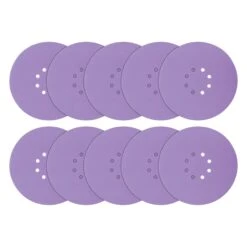AB/225/180A - Aluminium Oxide Random Orbital Sanding Disc 180 Grit 225mm 10pc -ToolMaster Shop 5027654071328 ab 225 180a main1
