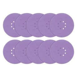 AB/225/240A - Aluminium Oxide Random Orbital Sanding Disc 240 Grit 225mm 10pc -ToolMaster Shop 5027654071335 ab 225 240a main1