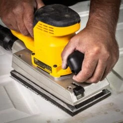 AB/HLF/240M - Mesh 1/2 Sanding Sheet 5pc 115mm X 230mm 240 Grit -ToolMaster Shop 5027654071496 ab hlf 240m feat3