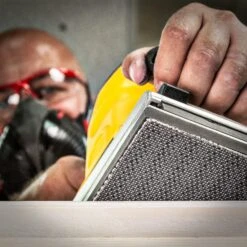 AB/HLF/240M - Mesh 1/2 Sanding Sheet 5pc 115mm X 230mm 240 Grit -ToolMaster Shop 5027654071496 ab hlf 240m feat4