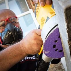 AB/150/120A/B - Aluminium Oxide Random Orbital Sanding Disc 120 Grit 150mm 50pc -ToolMaster Shop 5027654072011 ab 150 120a b feat10