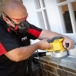 AB/150/120A/B - Aluminium Oxide Random Orbital Sanding Disc 120 Grit 150mm 50pc -ToolMaster Shop 5027654072011 ab 150 120a b feat7