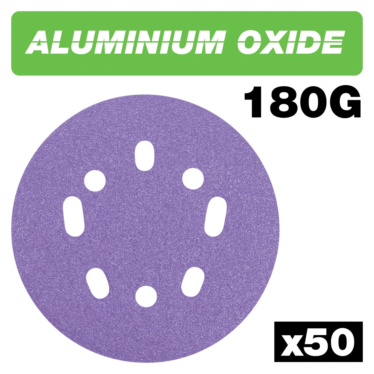 AB/125/180A/B - Aluminium Oxide Random Orbital Sanding Disc 180 Grit 125mm 50pc 3 AB/125/180A/B - Aluminium Oxide Random Orbital Sanding Disc 180 Grit 125mm 50pc