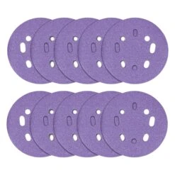 AB/125/240A - Aluminium Oxide Random Orbital Sanding Disc 240 Grit 125mm 10pc