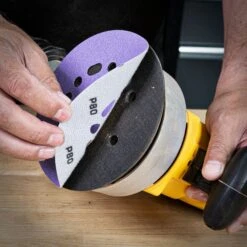 AB/150/180A - Aluminium Oxide Random Orbital Sanding Disc 180 Grit 150mm 10pc -ToolMaster Shop ab 150 180a feat5