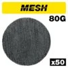 AB/150/80M/B - Mesh Random Orbital Sanding Disc 50pc 150mm 80 Grit -ToolMaster Shop ab 150 80m b main graphic