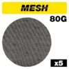 AB/225/80M - Mesh Random Orbital Sanding Disc 5pc 225mm 80 Grit -ToolMaster Shop ab 225 80m main graphic