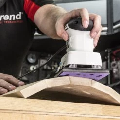 AB/QTR1/120A - Aluminium Oxide 1/4 Sheet Sanding Sheet 120 Grit 114mm X 110mm 10pc -ToolMaster Shop ab qtr1 120a feat4