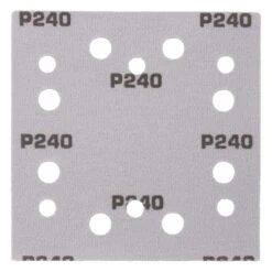 AB/QTR1/240A - Aluminium Oxide 1/4 Sheet Sanding Sheet 240 Grit 114mm X 110mm 10pc -ToolMaster Shop ab qtr1 240a feat