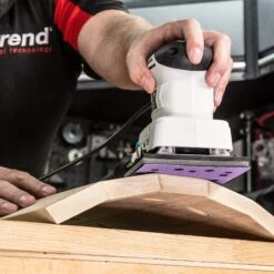 AB/QTR1/240A - Aluminium Oxide 1/4 Sheet Sanding Sheet 240 Grit 114mm X 110mm 10pc -ToolMaster Shop ab qtr1 240a feat1