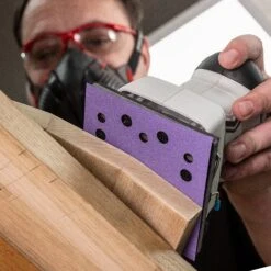 AB/QTR1/240A - Aluminium Oxide 1/4 Sheet Sanding Sheet 240 Grit 114mm X 110mm 10pc -ToolMaster Shop ab qtr1 240a feat4