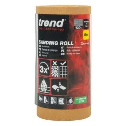 AB/R115/120A - 115mm X 5m 120 Grit Aluminium Oxide Sanding Roll -ToolMaster Shop ab r115 120a pack