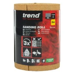AB/R115/40A - 115mm X 5m 40 Grit Aluminium Oxide Sanding Roll 10 AB/R115/40A - 115mm X 5m 40 Grit Aluminium Oxide Sanding Roll -ToolMaster Shop ab r115 40a pack