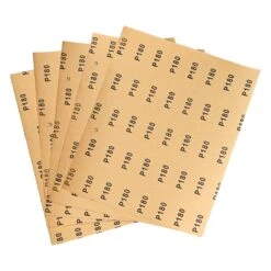 AB/S230/180A - 230 X 280mm 180 Grit Aluminium Oxide Sanding Sheets, 5 Pack 11 AB/S230/180A - 230 X 280mm 180 Grit Aluminium Oxide Sanding Sheets, 5 Pack -ToolMaster Shop ab s230 180a main2