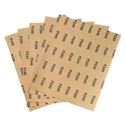 AB/S230/240A - 230 X 280mm 240 Grit Aluminium Oxide Sanding Sheets, 5 Pack -ToolMaster Shop ab s230 240a main2