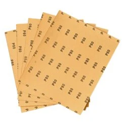 AB/S230/80A - 230 X 280mm 80 Grit Aluminium Oxide Sanding Sheets, 5 Pack -ToolMaster Shop ab s230 80a main2