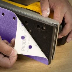 AB/THD/120A - Aluminium Oxide 1/3 Sheet Sanding Sheet 10pc 93mm X 185mm 120 Grit -ToolMaster Shop ab thd 120a feat6