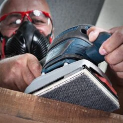 AB/THD/150M - Mesh 1/3 Sheet Sanding Sheet 5pc 93mm X 190mm 150 Grit -ToolMaster Shop ab thd 150m feat3