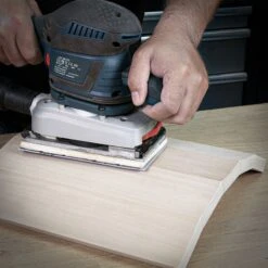 AB/THD/240A - Aluminium Oxide 1/3 Sheet Sanding Sheet 10pc 93mm X 185mm 240 Grit -ToolMaster Shop ab thd 240a feat2