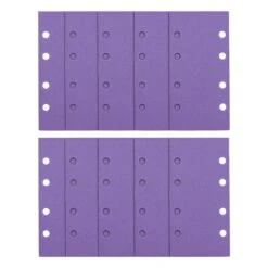 AB/THD/240A - Aluminium Oxide 1/3 Sheet Sanding Sheet 10pc 93mm X 185mm 240 Grit