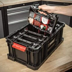 MS/C/200T/ORG - Modular Storage Compact Tote 200 With Mini Organisers -ToolMaster Shop ms c 200t org feat3