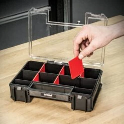 MS/C/200T/ORG - Modular Storage Compact Tote 200 With Mini Organisers -ToolMaster Shop ms c 200t org feat4