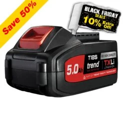 T18S/BA5A - T18S 18V 5Ah TXLI Battery - UK & Eire Sale Only -ToolMaster Shop t18s ba5a main 5 save50 1