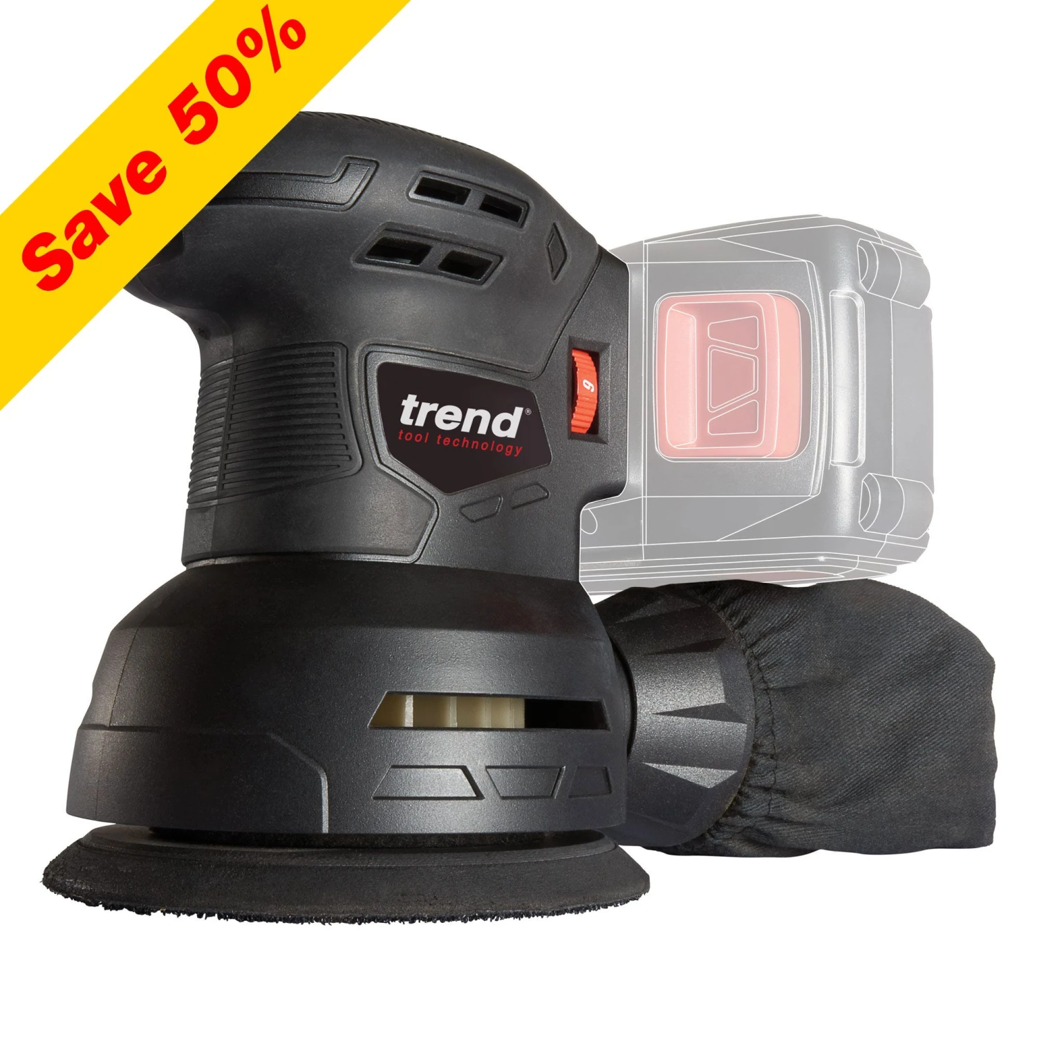 T18S/ROS125B - T18S 18V 125mm Random Orbital Sander (Bare Tool) - UK & Eire Sale Only 5 T18S/ROS125B - T18S 18V 125mm Random Orbital Sander (Bare Tool) - UK & Eire Sale Only - Image 3
