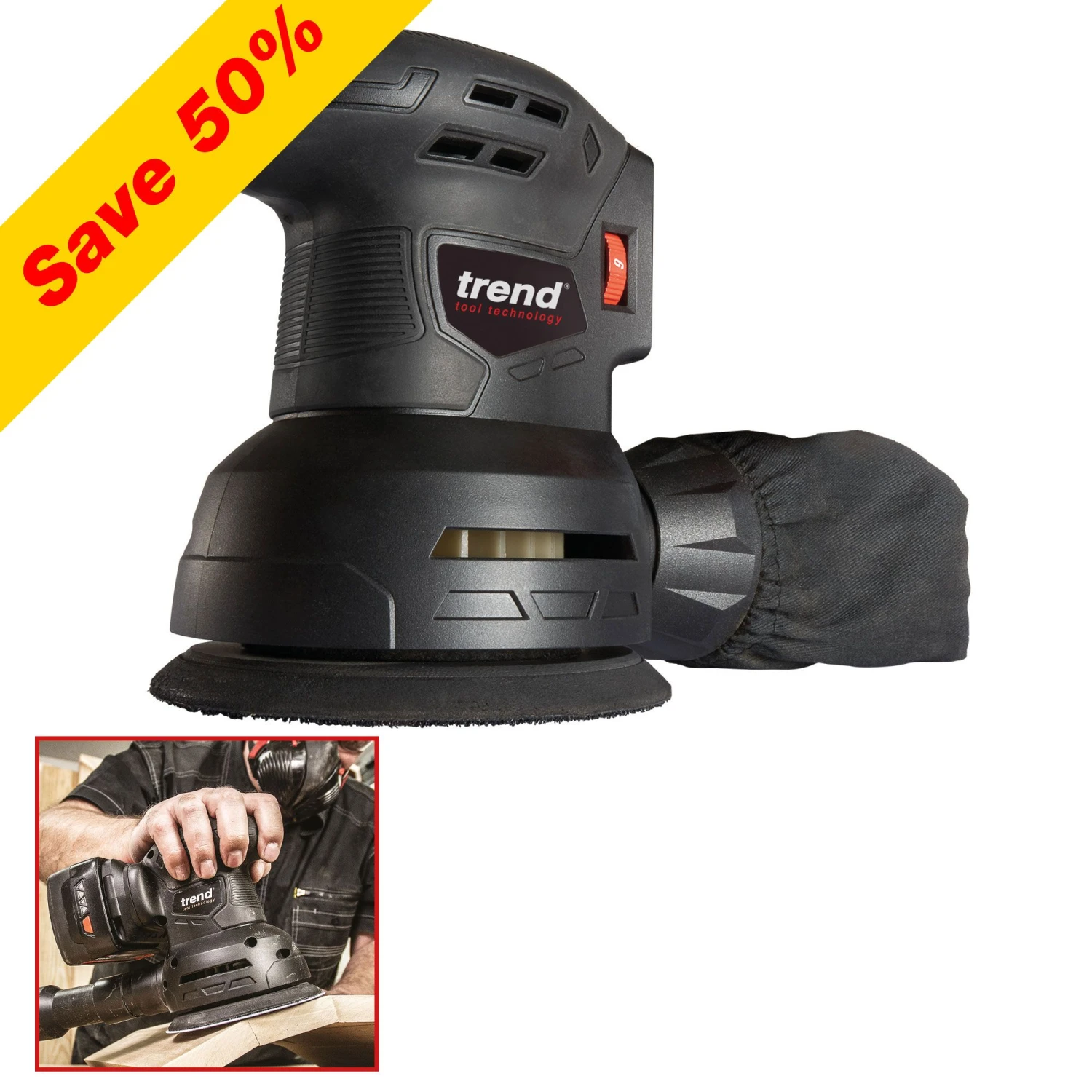 T18S/ROS125B - T18S 18V 125mm Random Orbital Sander (Bare Tool) - UK & Eire Sale Only 3 T18S/ROS125B - T18S 18V 125mm Random Orbital Sander (Bare Tool) - UK & Eire Sale Only